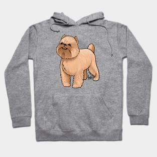 Dog - Brussell's Grifon - Tan Hoodie